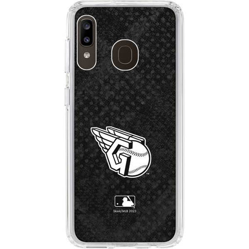 MLB Cleveland Guardians Dark Wash Galaxy A20 Clear Case