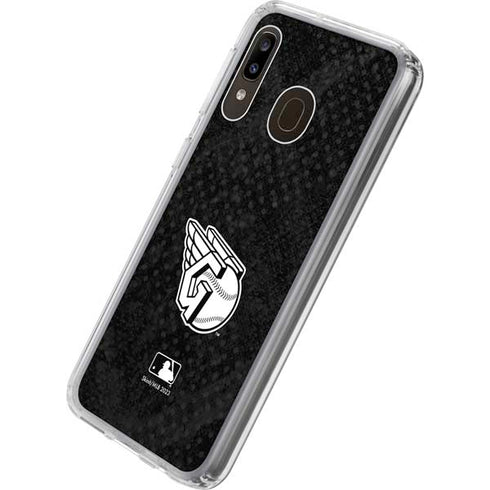 MLB Cleveland Guardians Dark Wash Galaxy A20 Clear Case