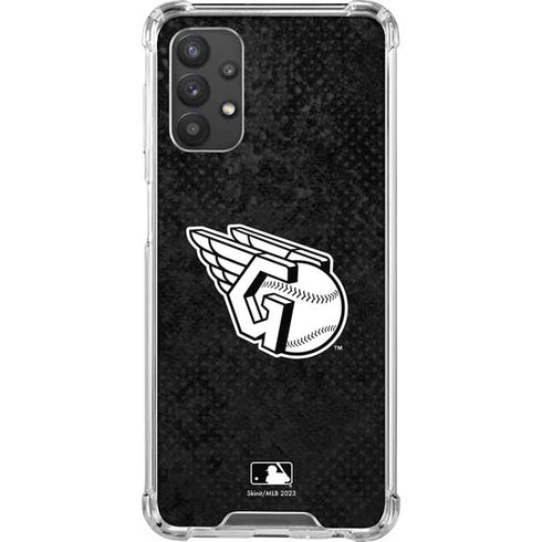 MLB Cleveland Guardians Dark Wash Galaxy A32 5G Clear Case