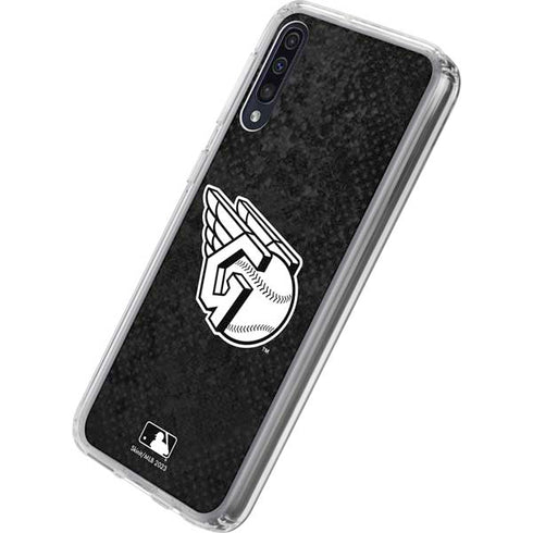 MLB Cleveland Guardians Dark Wash Galaxy A50 Clear Case