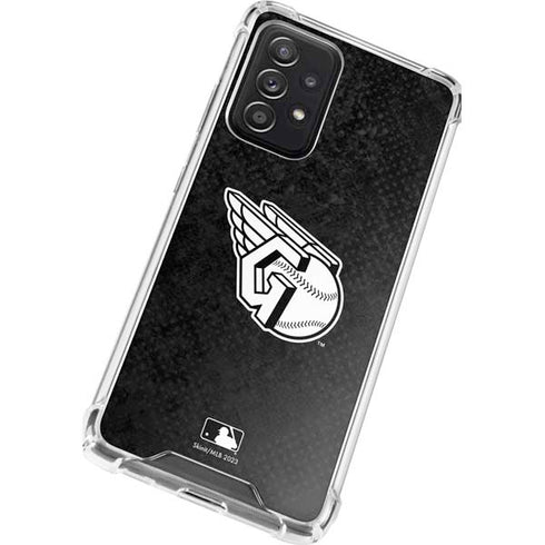 MLB Cleveland Guardians Dark Wash Galaxy A52 5G Clear Case