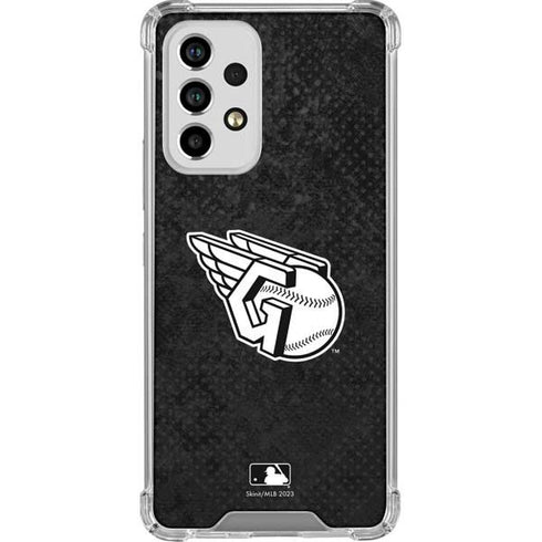 MLB Cleveland Guardians Dark Wash Galaxy A53 5G Clear Case