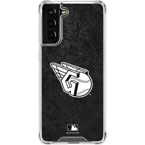 MLB Cleveland Guardians Dark Wash Galaxy S21 FE Clear Case