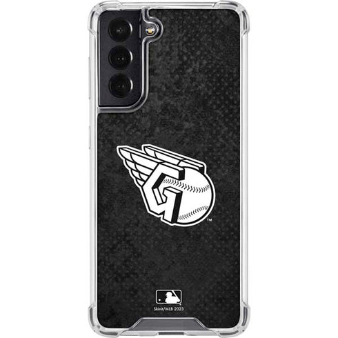 MLB Cleveland Guardians Dark Wash Galaxy S22 Clear Case