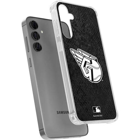 MLB Cleveland Guardians Dark Wash Galaxy S24 Plus Clear Case