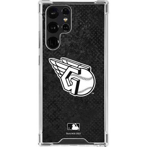 MLB Cleveland Guardians Dark Wash Galaxy S24 Ultra Clear Case