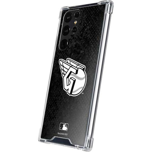 MLB Cleveland Guardians Dark Wash Galaxy S24 Ultra Clear Case