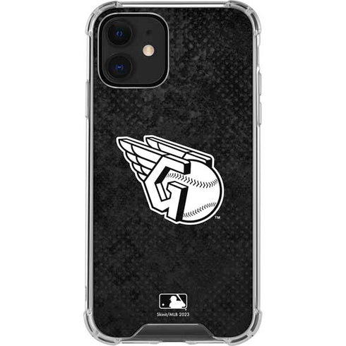 MLB Cleveland Guardians Dark Wash iPhone 12 Clear Case