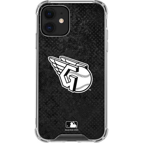 MLB Cleveland Guardians Dark Wash iPhone 12 Mini Clear Case