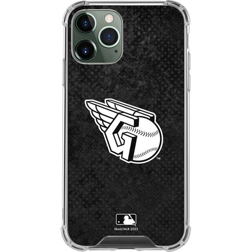 MLB Cleveland Guardians Dark Wash iPhone 12 Pro Clear Case