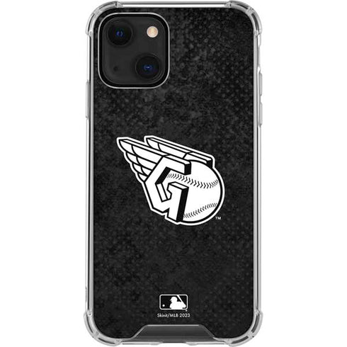 MLB Cleveland Guardians Dark Wash iPhone 13 Mini Clear Case