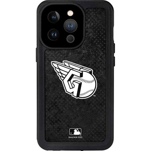 MLB Cleveland Guardians Dark Wash iPhone 14 Pro Waterproof Case