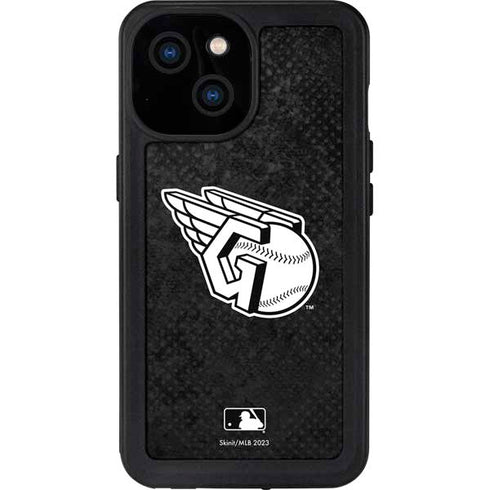 MLB Cleveland Guardians Dark Wash iPhone 15 Waterproof Case