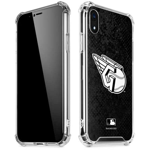 MLB Cleveland Guardians Dark Wash iPhone XR Clear Case