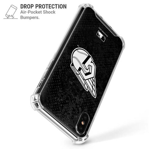 MLB Cleveland Guardians Dark Wash iPhone XS Max Clear Case