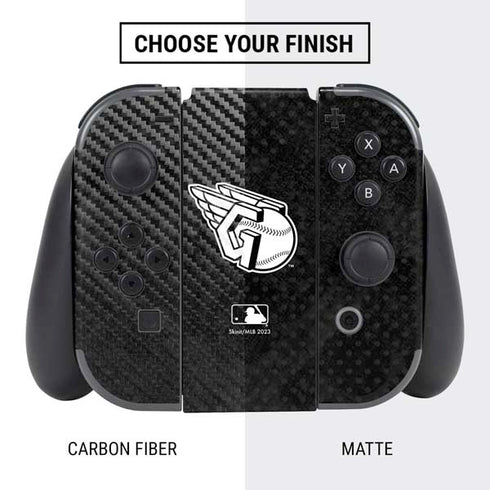 MLB Cleveland Guardians Dark Wash Nintendo Switch Bundle Skin