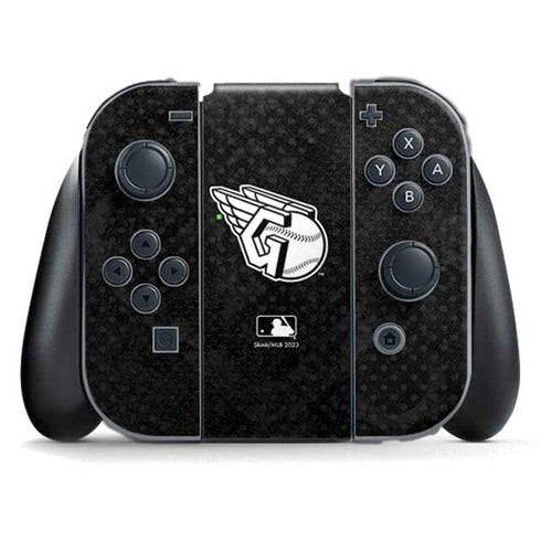 MLB Cleveland Guardians Dark Wash Nintendo Switch (2017-2021) Joy-Con Controller Skin