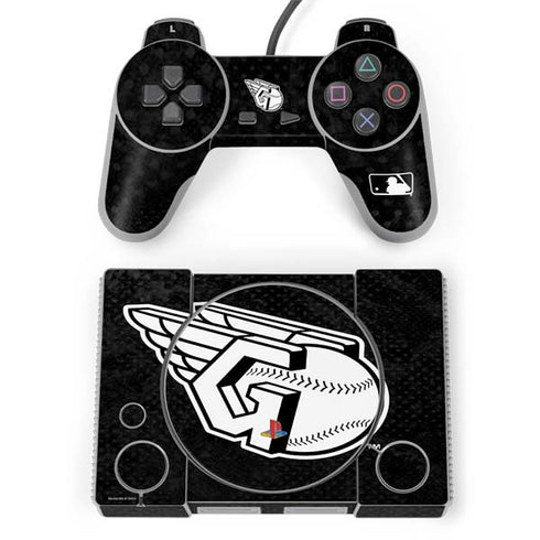 MLB Cleveland Guardians Dark Wash PlayStation Classic Bundle Skin