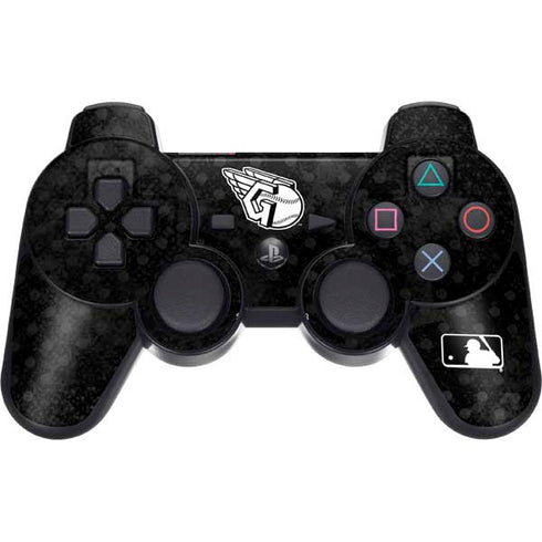 MLB Cleveland Guardians Dark Wash PS3 Dual Shock wireless controller Skin