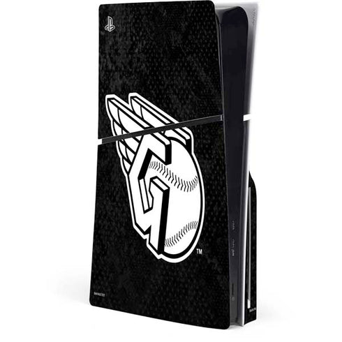 MLB Cleveland Guardians Dark Wash PS5 Slim Disk Console Skin