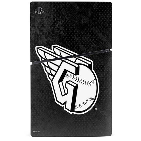 MLB Cleveland Guardians Dark Wash PS5 Slim Digital Edition Bundle Skin