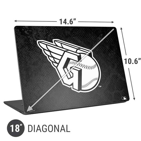 MLB Cleveland Guardians Dark Wash Universal Laptop 18in (14.6 x 10.6in) Skin