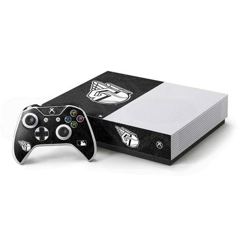 MLB Cleveland Guardians Dark Wash Xbox One S All-Digital Edition Bundle Skin