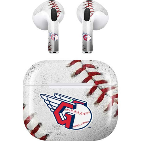 MLB Cleveland Guardians Game Ball Apple AirPods (3rd Gen 2021) Skin