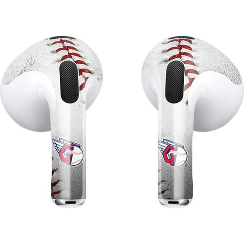 MLB Cleveland Guardians Game Ball Apple AirPods (3rd Gen 2021) Skin