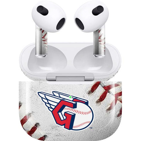MLB Cleveland Guardians Game Ball Apple AirPods (3rd Gen 2021) Skin