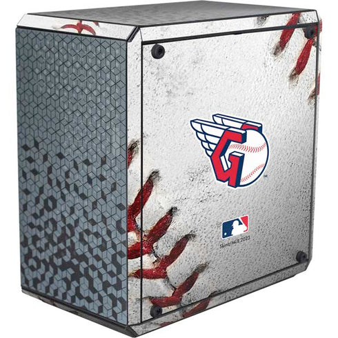 MLB Cleveland Guardians Game Ball Cooler Master MasterBox Q300L Mini Tower Skin