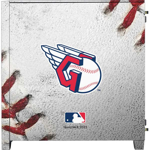 MLB Cleveland Guardians Game Ball Corsair 4000D Tempered Glass Mid-Tower ATX Case Skin