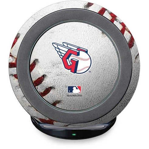 MLB Cleveland Guardians Game Ball Fast Charge Wireless Charging Stand Skin