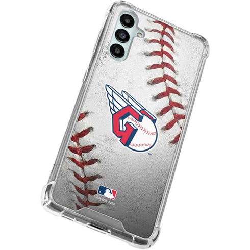 MLB Cleveland Guardians Game Ball Galaxy A14 5G Clear Case