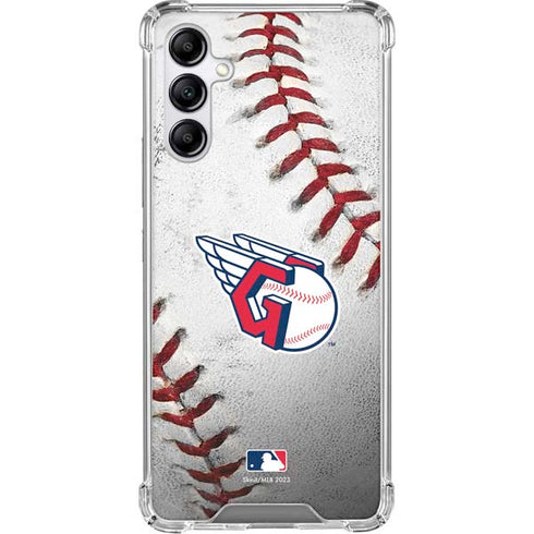 MLB Cleveland Guardians Game Ball Galaxy A15 5G Clear Case