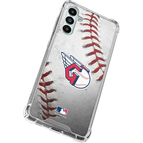 MLB Cleveland Guardians Game Ball Galaxy A15 5G Clear Case