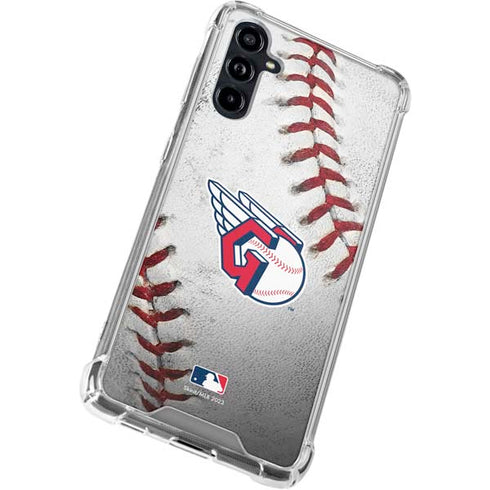 MLB Cleveland Guardians Game Ball Galaxy A54 5G Clear Case