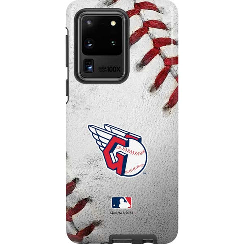 MLB Cleveland Guardians Game Ball Galaxy S20 Ultra 5G Pro Case