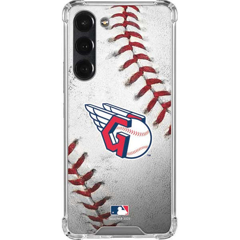 MLB Cleveland Guardians Game Ball Galaxy S23 Plus Clear Case