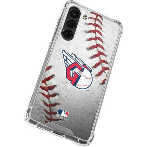 MLB Cleveland Guardians Game Ball Galaxy S23 Plus Clear Case