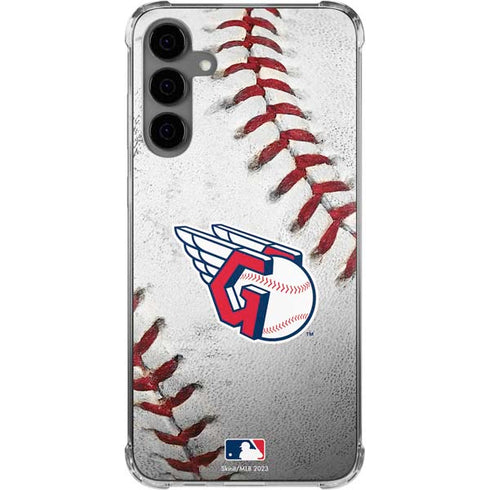 MLB Cleveland Guardians Game Ball Galaxy S24 Plus Clear Case