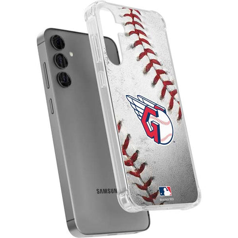 MLB Cleveland Guardians Game Ball Galaxy S24 Plus Clear Case