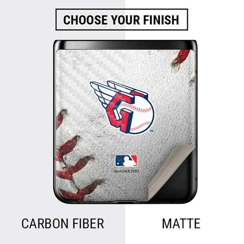 MLB Cleveland Guardians Game Ball Galaxy Z Flip Skin