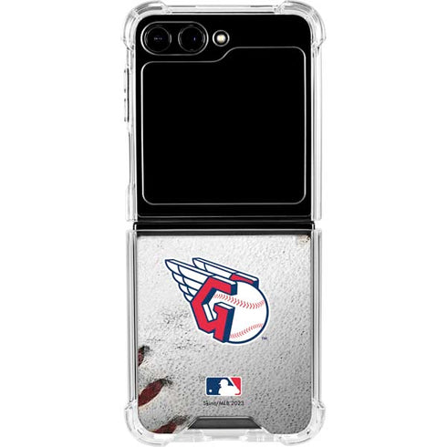 MLB Cleveland Guardians Game Ball Galaxy Z Flip5 5G Clear Case