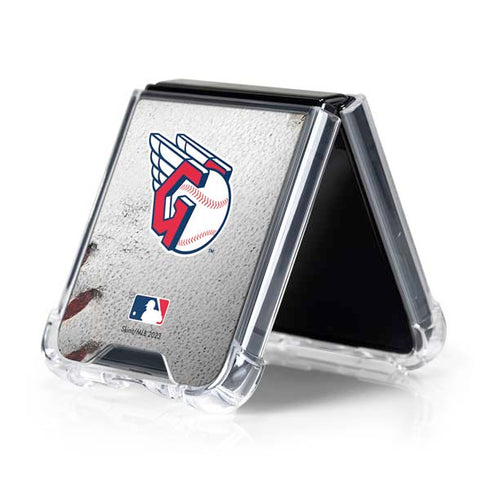 MLB Cleveland Guardians Game Ball Galaxy Z Flip5 5G Clear Case