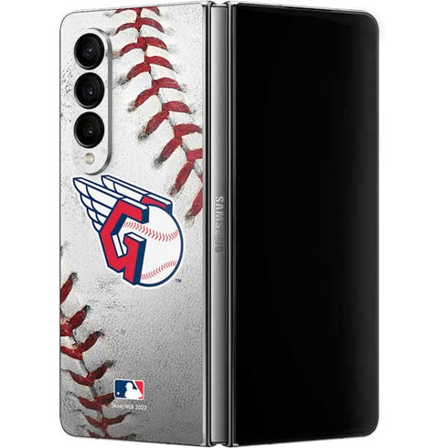 MLB Cleveland Guardians Game Ball Galaxy Z Fold4 5G Skin