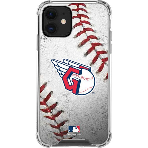 MLB Cleveland Guardians Game Ball iPhone 12 Mini Clear Case