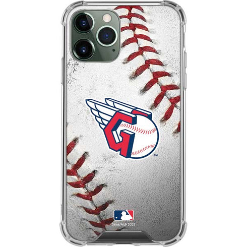 MLB Cleveland Guardians Game Ball iPhone 12 Pro Clear Case