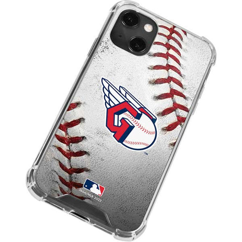 MLB Cleveland Guardians Game Ball iPhone 14 Plus Clear Case