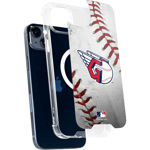 MLB Cleveland Guardians Game Ball iPhone 15 Plus MagSafe Case